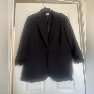 Anne Klein Black Single-Button Women's Blazer